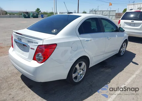 2015 Chevrolet Sonic Ltz Auto из США, поврежденный, VIN 1G1JE5SB4F4190817